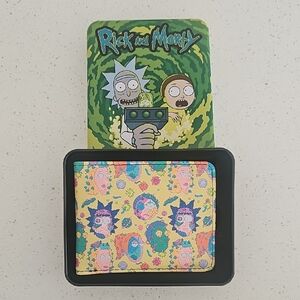 NWT Rick and Morty Multicolor Wallet